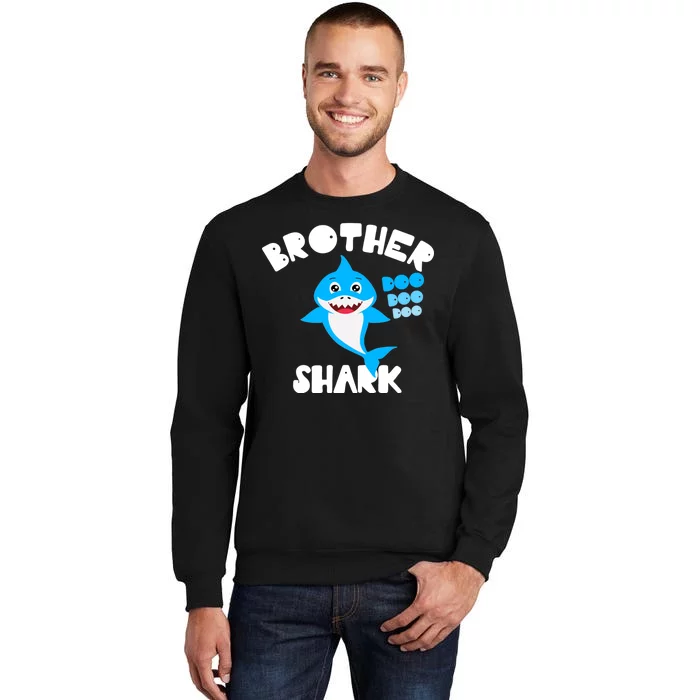 Brother Shark Doo Dpp Dpp Funny Tall Sweatshirt