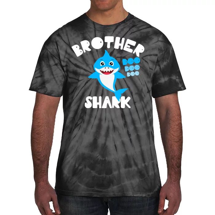 Brother Shark Doo Dpp Dpp Funny Tie-Dye T-Shirt