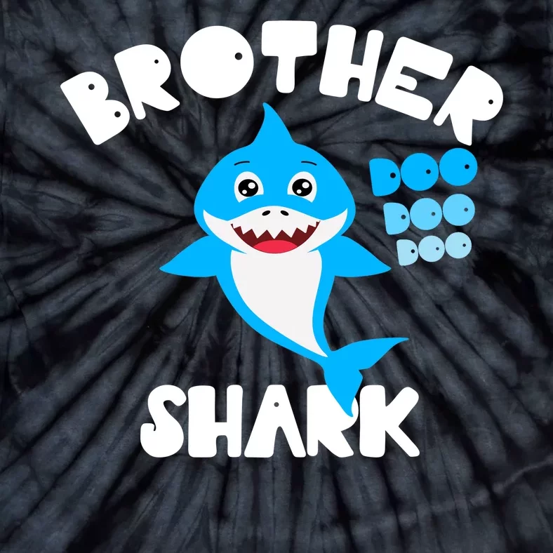 Brother Shark Doo Dpp Dpp Funny Tie-Dye T-Shirt