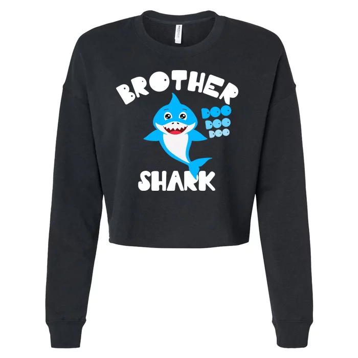 Brother Shark Doo Dpp Dpp Funny Cropped Pullover Crew