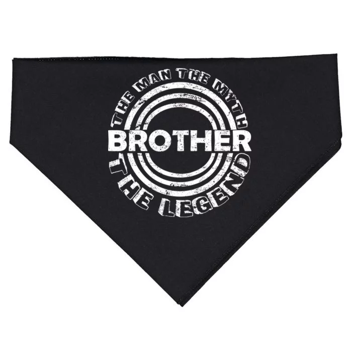 Brother The Man The Myth The Legend USA-Made Doggie Bandana