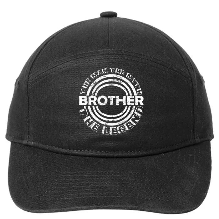 Brother The Man The Myth The Legend 7-Panel Snapback Hat