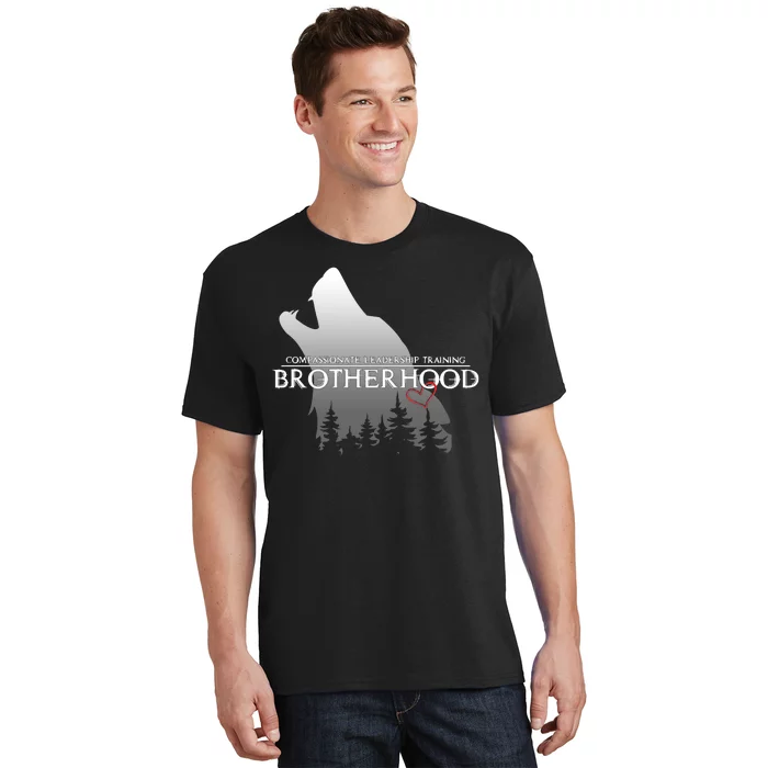 Brotherhood Compassionate Leadership Training Wolf T-Shirt