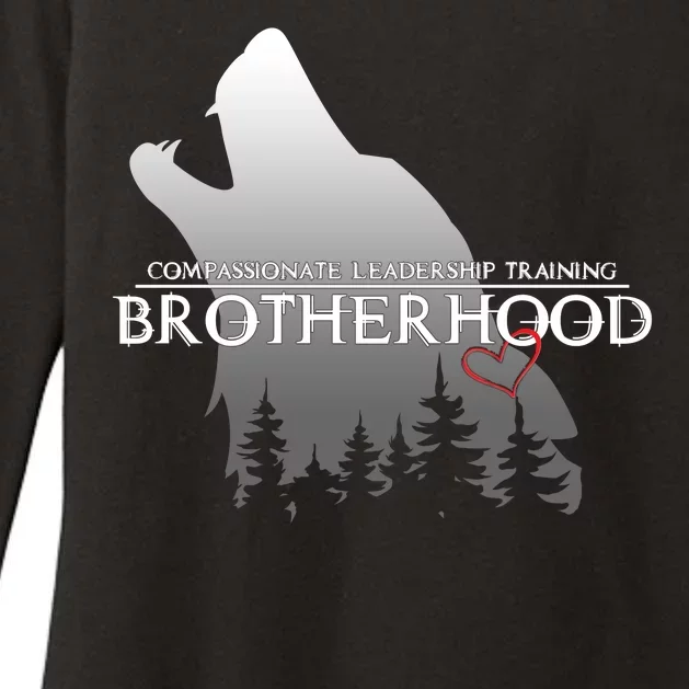 Brotherhood Compassionate Leadership Training Wolf Womens CVC Long Sleeve Shirt