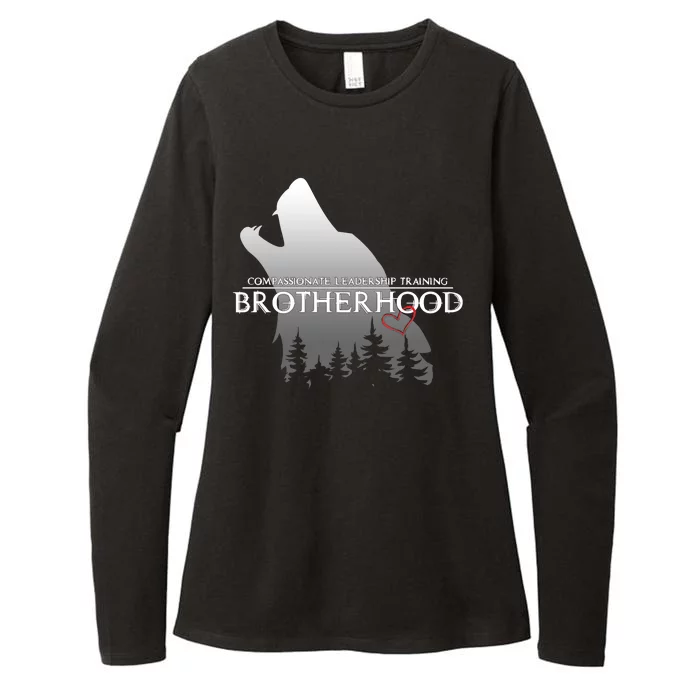 Brotherhood Compassionate Leadership Training Wolf Womens CVC Long Sleeve Shirt