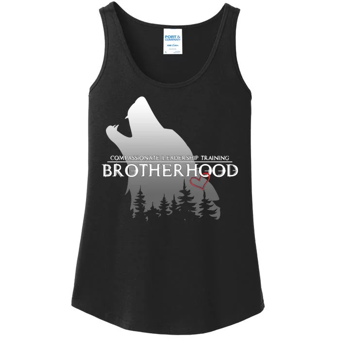 Brotherhood Compassionate Leadership Training Wolf Ladies Essential Tank