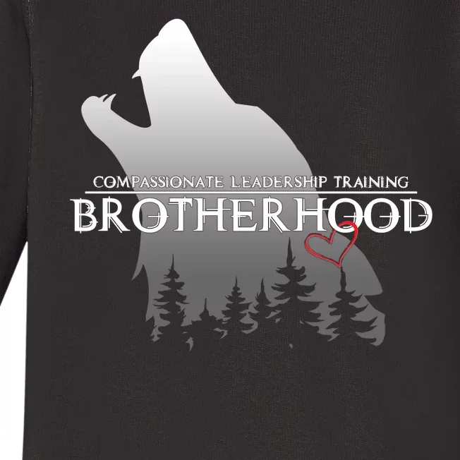 Brotherhood Compassionate Leadership Training Wolf Baby Long Sleeve Bodysuit