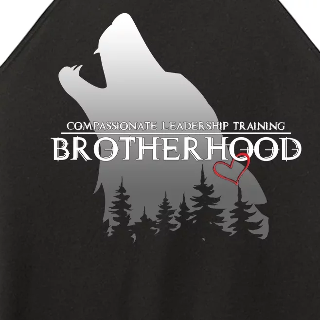 Brotherhood Compassionate Leadership Training Wolf Women’s Perfect Tri Rocker Tank