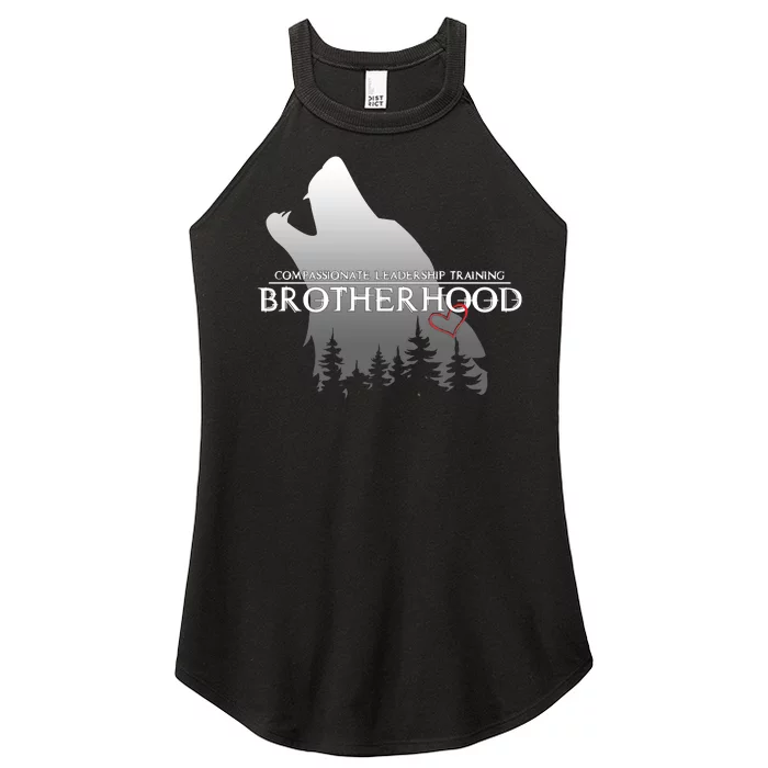 Brotherhood Compassionate Leadership Training Wolf Women’s Perfect Tri Rocker Tank