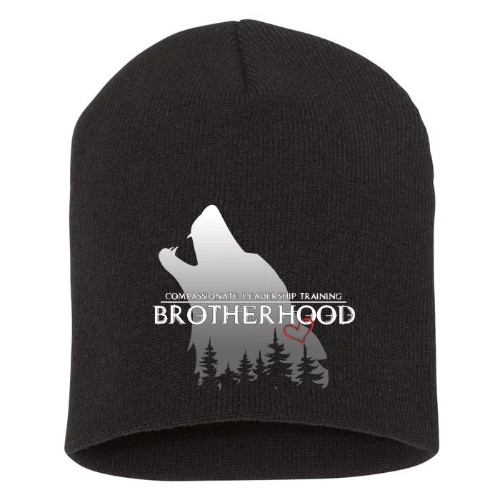 Brotherhood Compassionate Leadership Training Wolf Short Acrylic Beanie