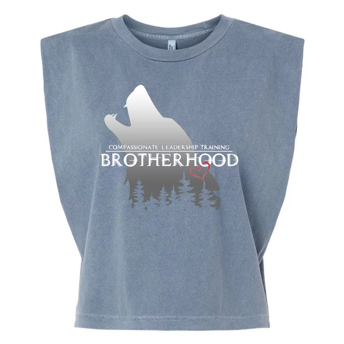 Brotherhood Compassionate Leadership Training Wolf Garment-Dyed Women's Muscle Tee