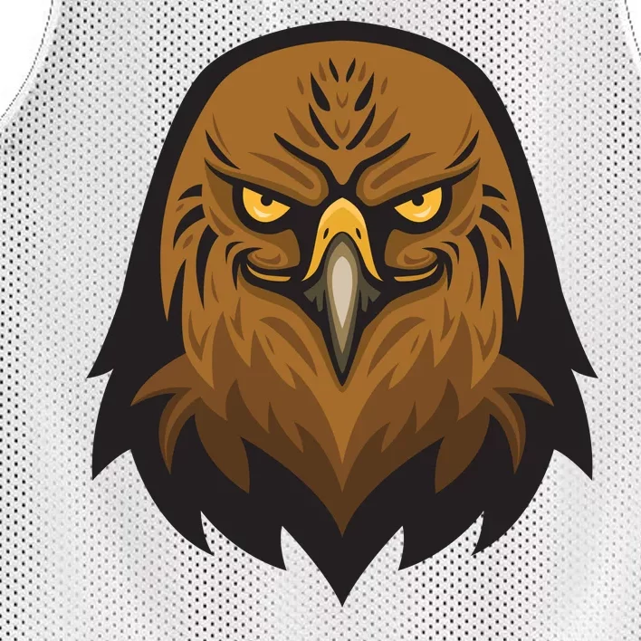 Brown Eagle Mesh Reversible Basketball Jersey Tank