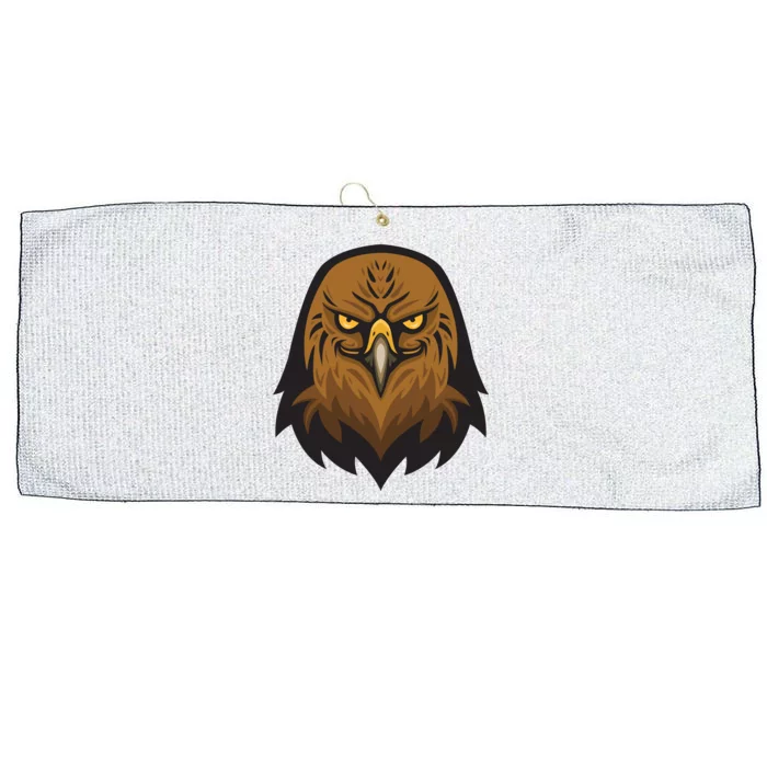 Brown Eagle Large Microfiber Waffle Golf Towel