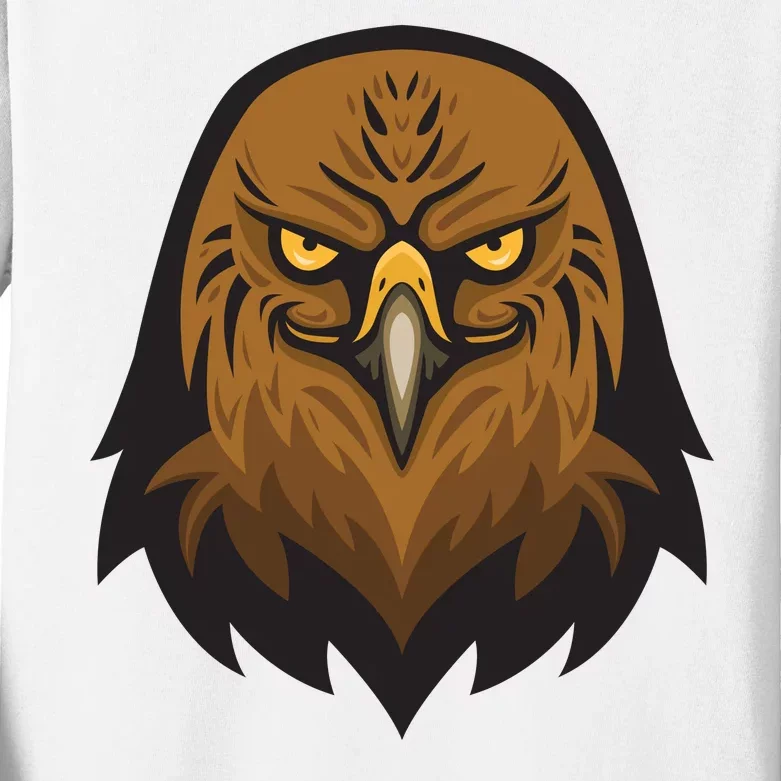 Brown Eagle Kids Long Sleeve Shirt