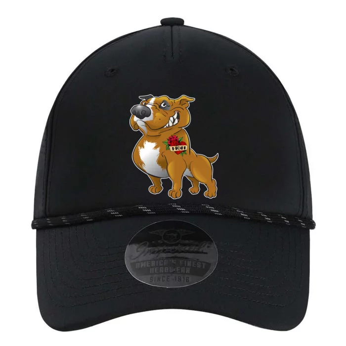 Brown Pitbull I Love Mom Performance The Dyno Cap