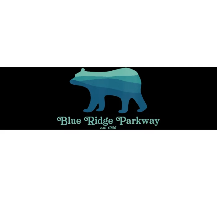 Blue Ridge Parkway Bear Smokies Appalachian Mountains Bumper Sticker