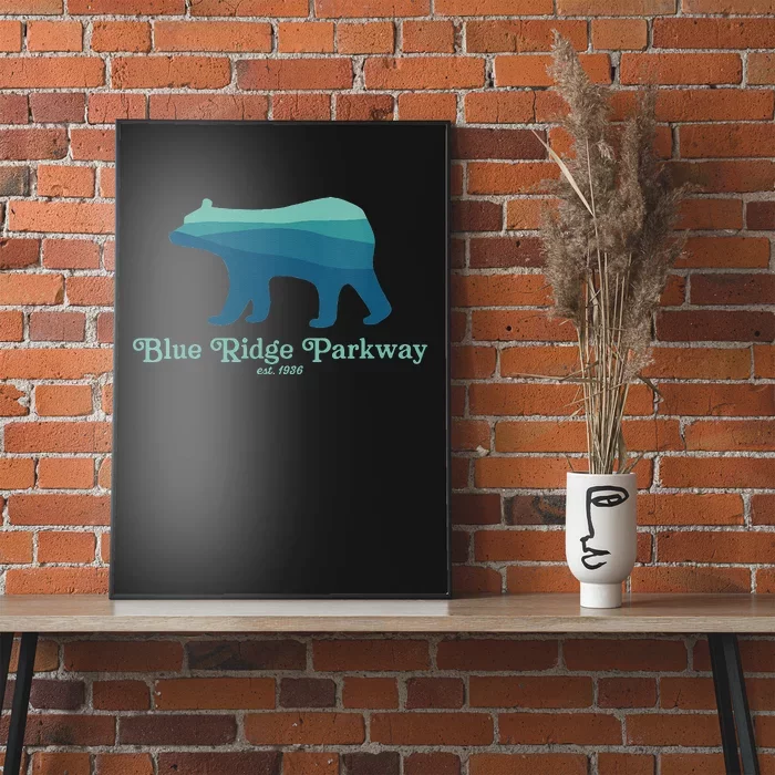 Blue Ridge Parkway Bear Smokies Appalachian Mountains Poster