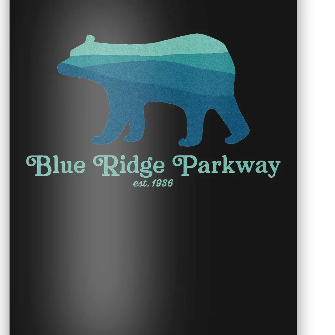 Blue Ridge Parkway Bear Smokies Appalachian Mountains Poster