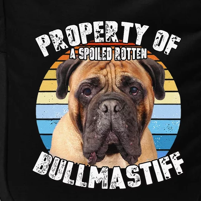 Bullmastiff Retro Property Of Cute Dog Impact Tech Backpack