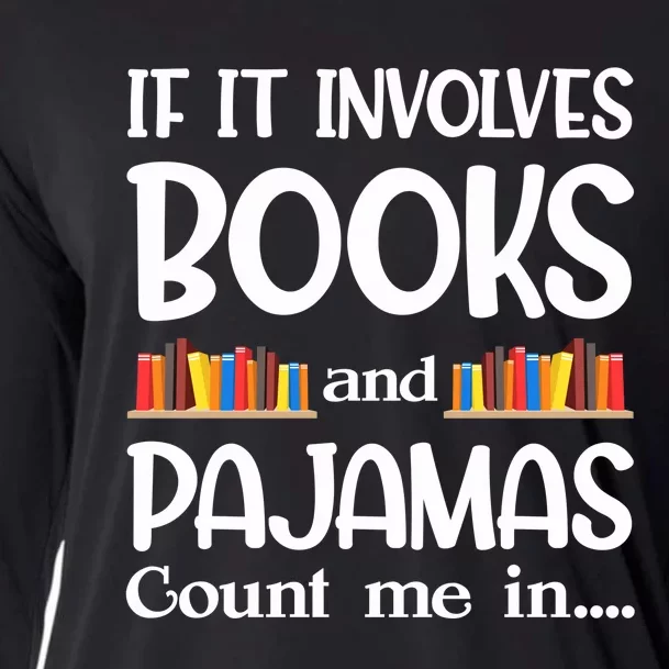 Book Reader Pajamas Bookworm Funny Reading Cooling Performance Long Sleeve Crew