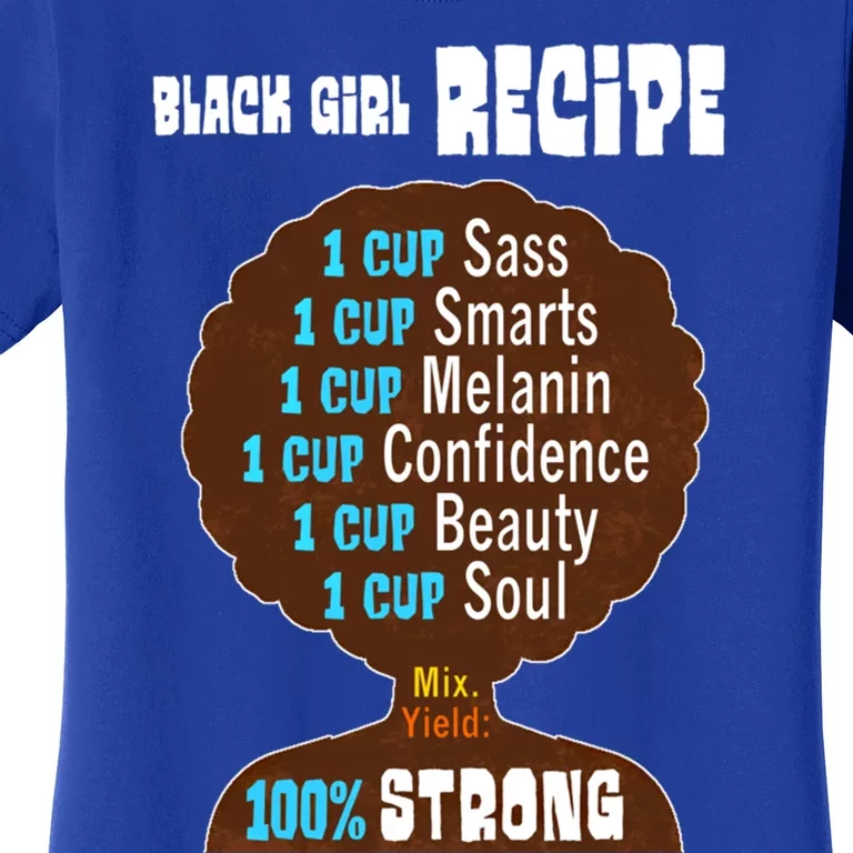 Black Recipe Pride For Strong And Gift Women's T-Shirt