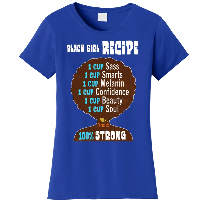 Black Recipe Pride For Strong And Gift Women's T-Shirt