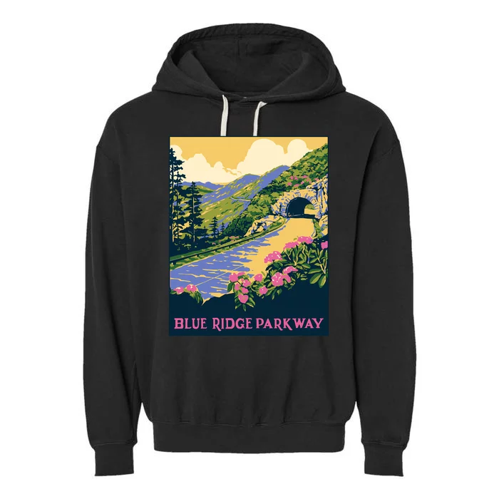 Blue Ridge Parkway Garment-Dyed Fleece Hoodie