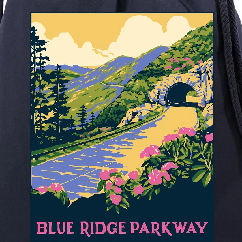 Blue Ridge Parkway Drawstring Bag