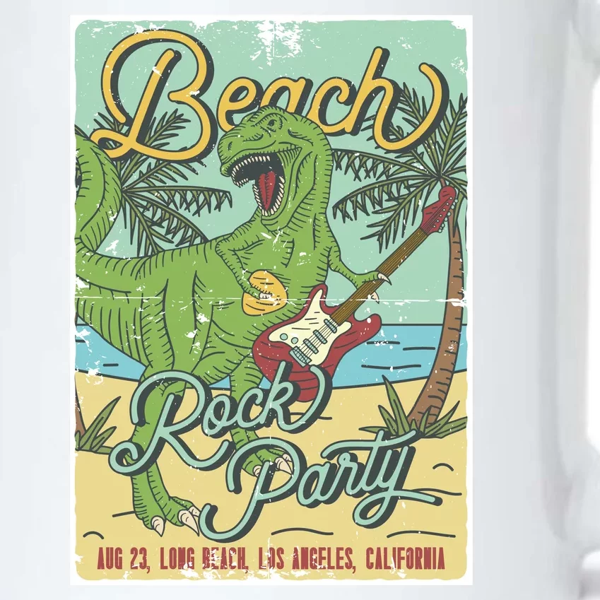 Beach Rock Party Black Color Changing Mug