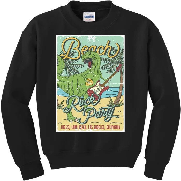 Beach Rock Party Kids Sweatshirt