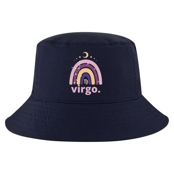 Boho Rainbow Pink Virgo Zodiac Sign Horoscope Birthday Gift Cool Comfort Performance Bucket Hat