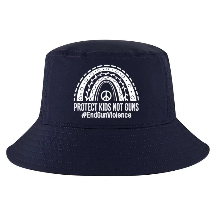 Boho Rainbow Protect Kids Not Guns End Gun Violence Orange Cool Comfort Performance Bucket Hat