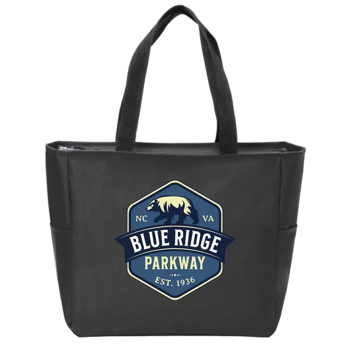 Blue Ridge Parkway BRP North Carolina And Virginia Design Zip Tote Bag