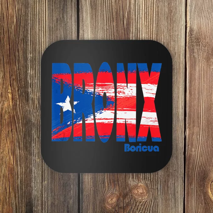 Boricua Roots Puerto Rico Pride PR Bronx Puerto Rico Flag Coaster