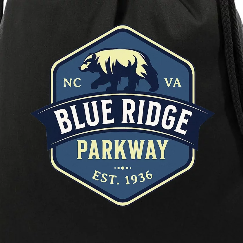 Blue Ridge Parkway Brp North Carolina And Virginia Drawstring Bag