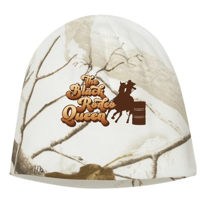 Black Rodeo Queen Barrel Racing African American Cowgirl Kati - Camo Knit Beanie