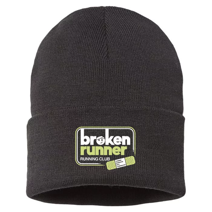 Broken Runner Running Club Turning Setbacks Into Comebacks Sustainable Knit Beanie