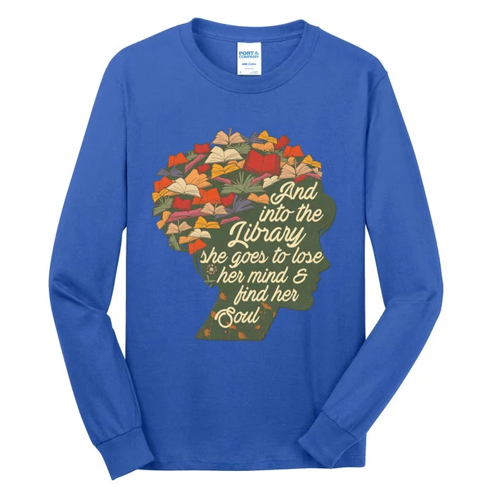 Bookworm Reader Reading Day Librarian Book Lover Quote Gift Tall Long Sleeve T-Shirt