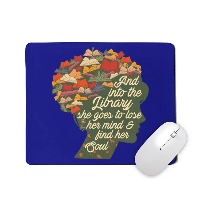 Bookworm Reader Reading Day Librarian Book Lover Quote Gift Mousepad