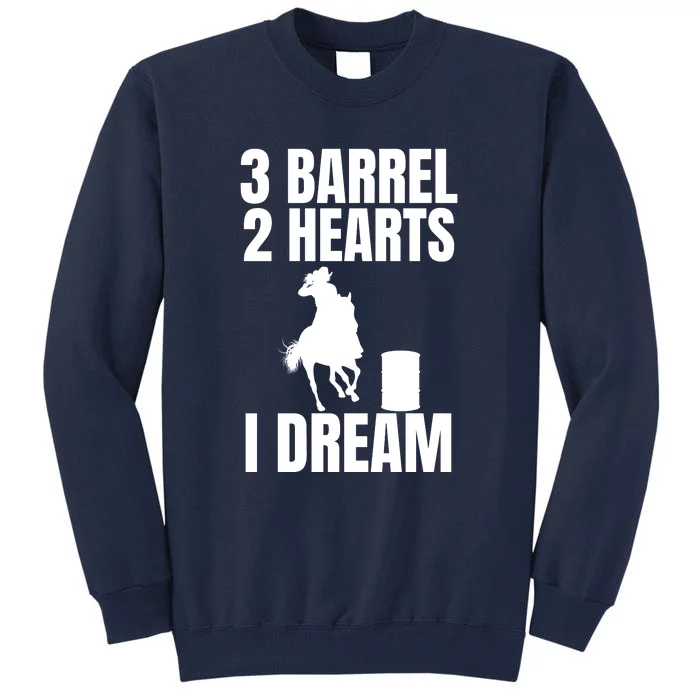 Barrel Racing Rodeo Cowgirl Vintage Tall Sweatshirt