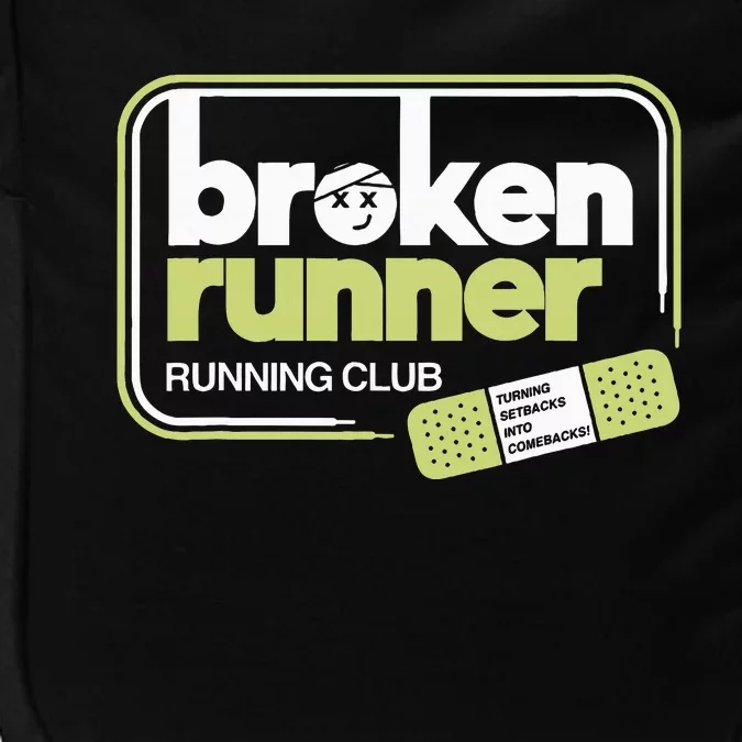 Broken Runner Running Club Turning Setbacks Into Comebacks Impact Tech Backpack