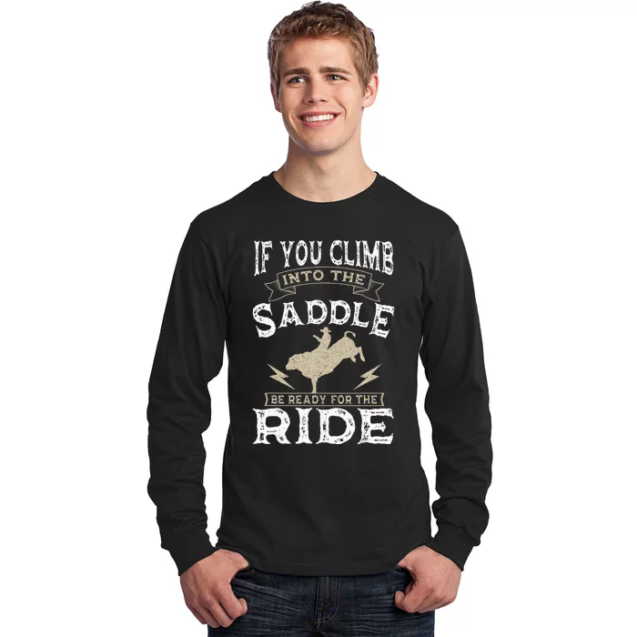 Bull Riding Rodeo Sport Cowboy Bull Rider Long Sleeve Shirt