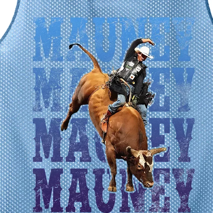 Bull Riders Rodeo Cowboy And Bull Riders Mesh Reversible Basketball Jersey Tank