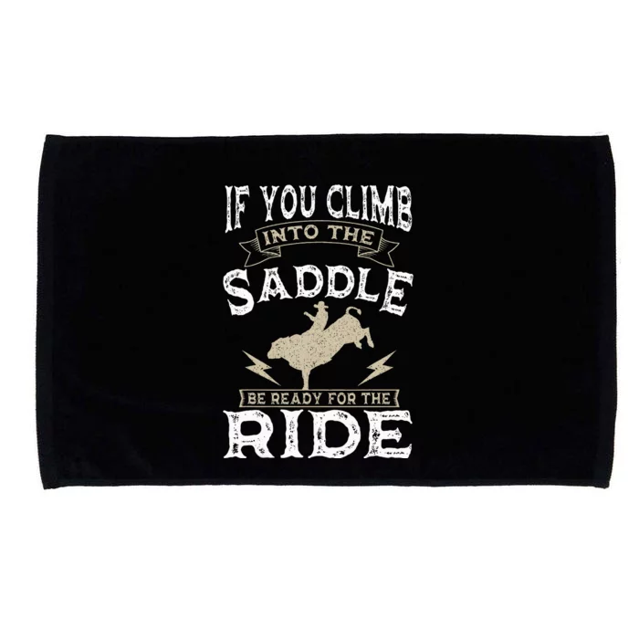 Bull Riding Rodeo Sport Cowboy Bull Rider Microfiber Hand Towel