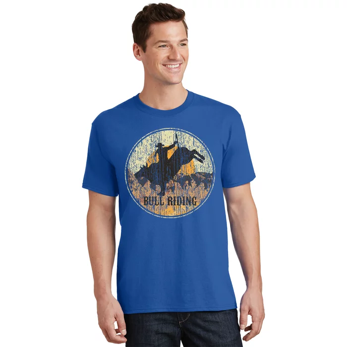 Bull Riding Rodeo Western Country T-Shirt