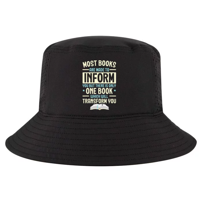 Bible Reader Religious Pastor Scripture Christian Believer Cool Comfort Performance Bucket Hat