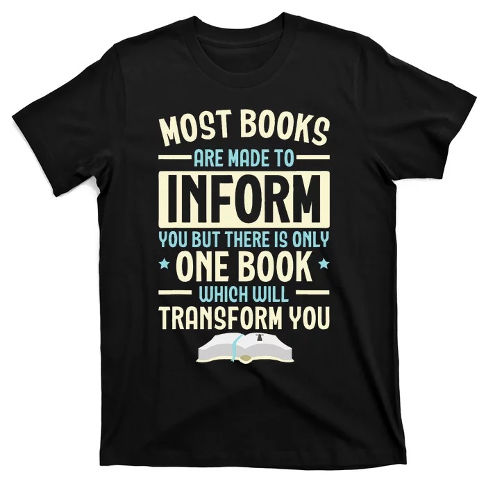 Bible Reader Religious Pastor Scripture Christian Believer T-Shirt