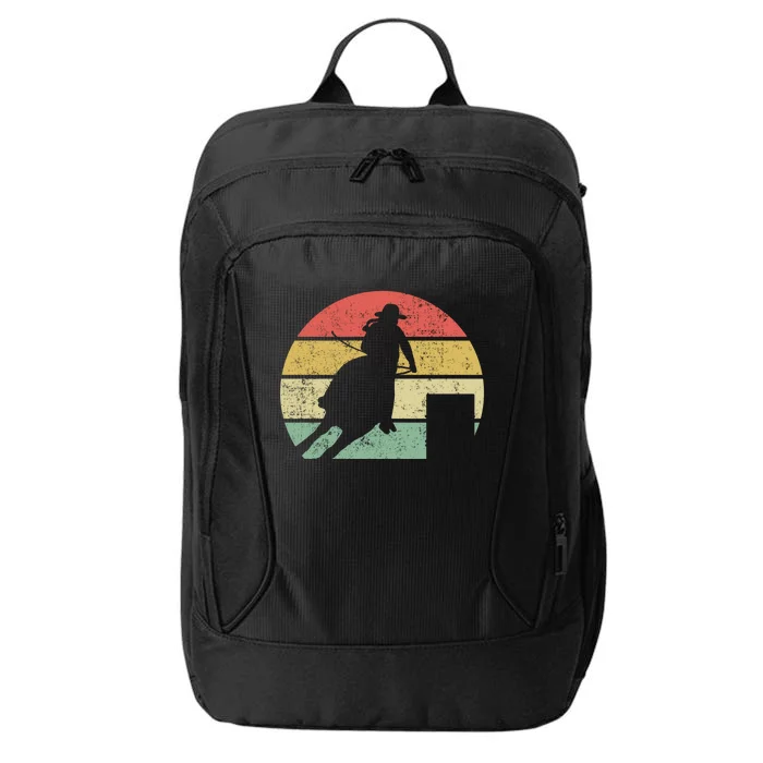 Barrel Racing Rodeo Retro Vintage Gift City Backpack