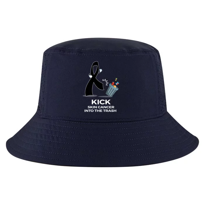 Black Ribbon Skin Cancer Month Products Melanoma Awareness Cool Gift Cool Comfort Performance Bucket Hat