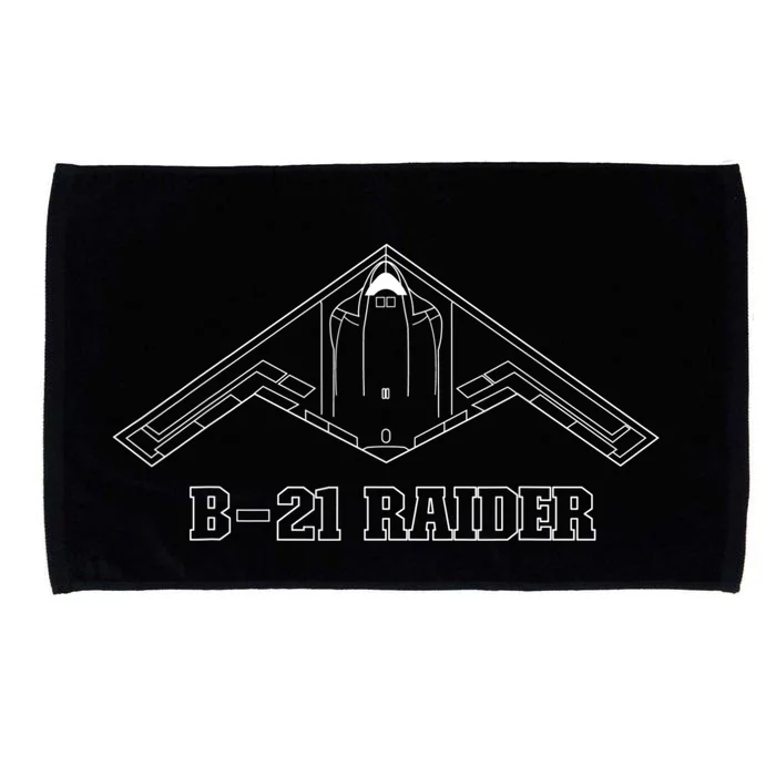 B21 Raider Stealth Bomber Aircraft / USA Airplane Aviation Microfiber Hand Towel